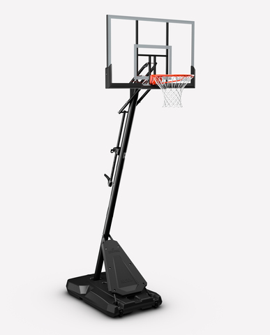 Баскетбольная стойка мобильная, акрил Spalding 54’ Gold Portable